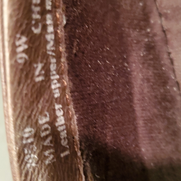 Clark’s collection Brown loafers with heel and straps. Size 9W - Picture 7 of 8